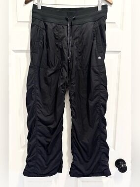 Lululemon Dance Studio Pants Black Lined Size 6